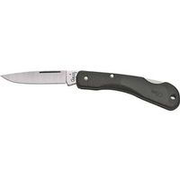 Case 00253 Folding Pocket Knife, 2-1/4 in L Blade, Tru-Sharp Surgical Stainless Steel, Black Handle