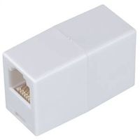 Zenith TS1001CW Coupler, White Phone Cord In-Line
