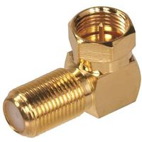 Zenith VA1001RG6RA Coaxial Connector, F Connector, 90° Orientation, Gold