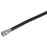 Zenith VG101206B Coaxial Cable, 12 ft L, 12' Black RG6 Coax Cable