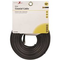 Zenith RG6 Coaxial Cable, F-Type, 50 ft (Model VG105006B)