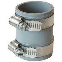 Fernco 1-1/2" Tubular Drain Connector, Slip Joint, PVC, 4.3 PSI Pressure (PTC-150)