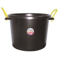 Fortex-Fortiflex MB-70BX Barn Bucket, 70 Qt, Polyethylene/Rubber, Black