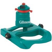 Gilmour Mfg Adjustable Circular Swivel Sprinkler, 70 ft, Polymer Turbin Rot Sprinkler