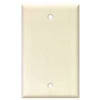 Arrow Hart 2129 2129W-BOX Wallplate, 4.95 in L, 2-3/4 in W, 1-Gang, Polycarbonate, White