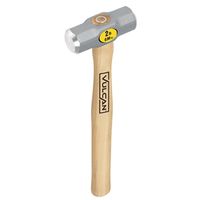 Vulcan 34509 Engineer Hammer, 2 lb Head, Forged Milled Steel Head, Wood Handle