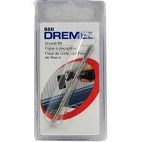 Dremel 560 Cutting Bit, 1/8 in Dia, 1-1/2 in L, HSS Dry Cut Bit