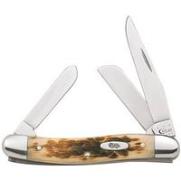 Case 00039 Folding Pocket Knife, 2.57 in Clip, 1.88 in Sheep Foot, 1.71 in Spey L, Vanadium Steel, 3