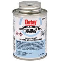 Oatey Blue Solvent Cement, 4 oz Can, Liquid