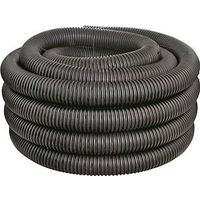 ADS 0" Perforated HDPE Pipe Tubing, 100 ft Length