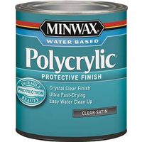 Finish Plycrylic Water-Based Satin, 1 Quart