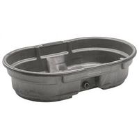 Rubbermaid FG424300BLA Stock Tank, 50 Gal, Black, Plastic