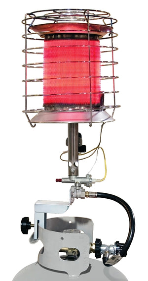 Dura Heat Tank Top Heater, 20 lb Fuel Tank, Propane, 30000 to 40000 Btu, 1000 sq-ft Area (TT-360)
