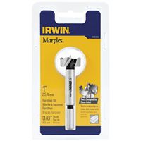 Irwin Forstner Bit, 1 In Dia, 3-1/2 In OAL, 3/8 In Dia Shank, Reduced Shank