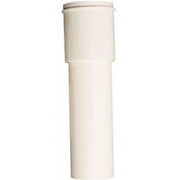 Plumb Pak PP911W Pipe Extension Tube, 1-1/2 x 1-1/2 in, 12 in L, Slip-Joint, White