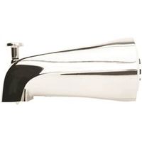 Plumb Pak PP825-37 Bathtub Spout with Diverter, 3/4 in Connection, Zinc, Chrome Plated