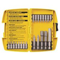DEWALT DW2161 Screwdriver Bit Set, Steel, 21 Piece with 2 in Magnetic Bit Tip Holder