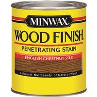 Minwax Wood Stain, English Chestnut, Liquid, 0.5 pt Can
