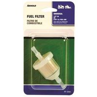 Arnold FF-125A Universal Fuel Filter for 1/4 in or 5/16 in ID Fuel Lines, All Small Gasoline Engines