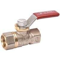 B&K Brass Ball Valve, 1/8" FPT x FPT, 600/150 PSI Pressure (Model 107-000NL)
