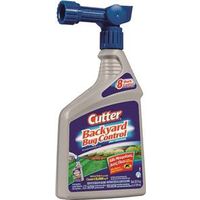 Cutter Backyard HG-61067 Concentrated Bug Control Spray, Liquid, 32 oz Bottle