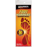Grabber Warmers FWSMES Non-Toxic Foot Warmer, 95°F Average, 5 Hr Continuous Warmth, S/M Size