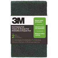 Scotch-Brite 10113 Stripping Pad, 6 in L, 3-7/8 in W, 2PK Final Stripping Pad