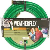 Swan SNWF58050 Garden Hose, 50 ft L, 5/8 in, PVC, Green