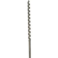 Irwin 3043009 PWR Ship Auger Drill Bit, 3/4" Dia, 17" OAL, Twist Flute, 1-Flute, 7/16" Shank