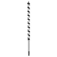 Irwin 3043011 Auger Drill Bit, 7/8 in Dia, 17 in OAL, Twist Flute, 7/16 in Dia Shank