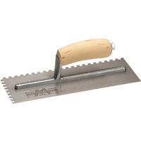 Square Notch Trowel 3/16" x 1/8" x 3"