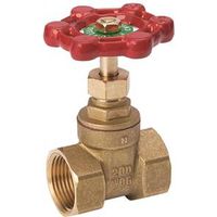 1/2"BRS THRD Gate Valve