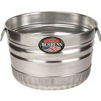 Behrens 32S Utility Basket, 1 bu Capacity, Galvanized Steel