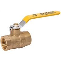 B&K Brass Ball Valve, 2" FPT x FPT, 600/150 PSI, Manual Actuator (107-828NL)