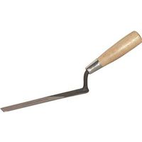 Marshalltown 506 Tuck Pointer, 1/2 in W, 6-3/4 in L, Polyethylene, Wood Handle
