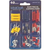ProSource CP-403L Electrical Connectors Wire Cap Set, Plastic, 22 to 10 AWG, 40-Piece