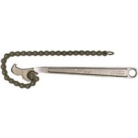 Diamond Farrier CW12H Chain Wrench, 12" L, Steel, Nickel Chrome