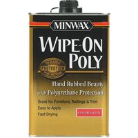 Minwax 60910000 Polyurethane Oil Base Clear Liquid 1 Qt Can 0.84 Specific Gravity