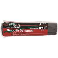 Linzer RC 227 Roller Cover, Foam Cover, 9 in L, 3/16 in Thick Nap, 12/PK