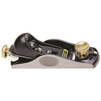STANLEY Surform Series 12-960 Low Angle Block Plane, 1-3/8 in W Blade, Iron Body, Gray 6"