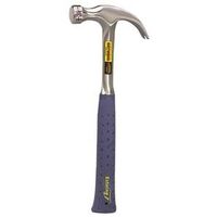 Estwing 16 oz Curved Claw Hammer, Steel Head, 13 in Overall Length (Model E3-16C)