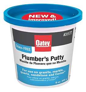 Oatey Plumber's Putty, Solid, Off-White, 9 oz, 31177