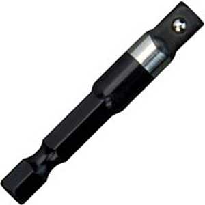Milwaukee 1/4 in Drive Socket Adapter, Hex to Square Drive, 2 in Length, Steel (48-32-5030)