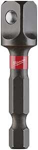 Milwaukee 3/8" Drive Hex to Square Drive Socket Adapter, Steel, 2" Length (48-32-5031)