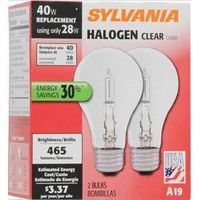 Bulb HAL 28W A19 Medium Base Clear