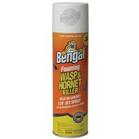 Bengal 97120 Wasp and Hornet Killer Spray, Opaque Emulsion, 16 oz Foam Wasp/Hornet 18 oz