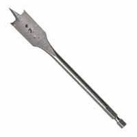 Irwin 88824 Spade Drill Bit, 1-1/2 in Dia, 6 in OAL, Flat Flute, 1/4 in Dia Hex Shank