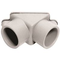 Carlon E990DR-CAR Access Pull Elbow, 1/2 in Hub, 2-3/16 in OAL, PVC, Gray