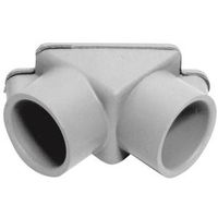 Carlon E990ER-CAR Access Pull Elbow, 3/4 in Hub, 2.53 in OAL, PVC, Gray 3/4" PVC Pull Elbow