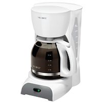 Mr. Coffee SK12-RB Coffee Maker, White, 12 Cups, 900 W, 11.76 in W, 12.56 in H, 8.43 in D